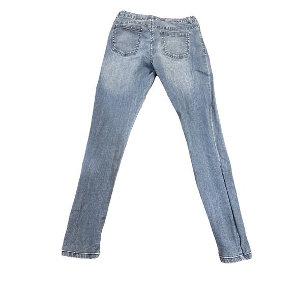 Wonder Nation Girls Skinny Mid Rise Jeans Blue Denim Cotton Blend - SIZE 16 - Picture 7 of 10